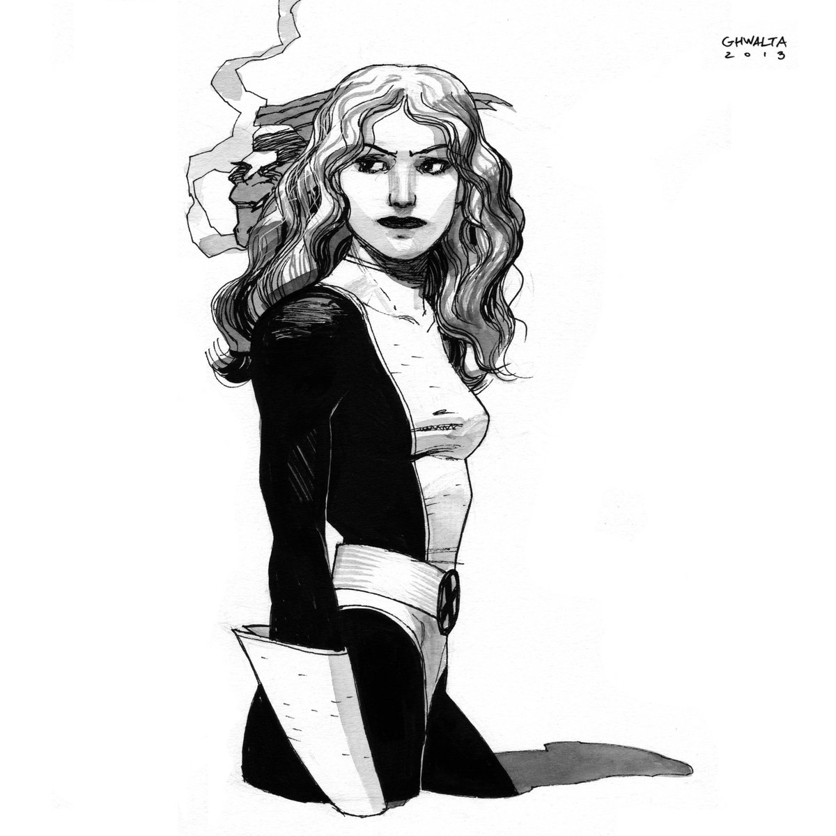 2013 KITTY PRYDE
ink+watercolor
#xmen #marvelcomics #marvel #kittypryde