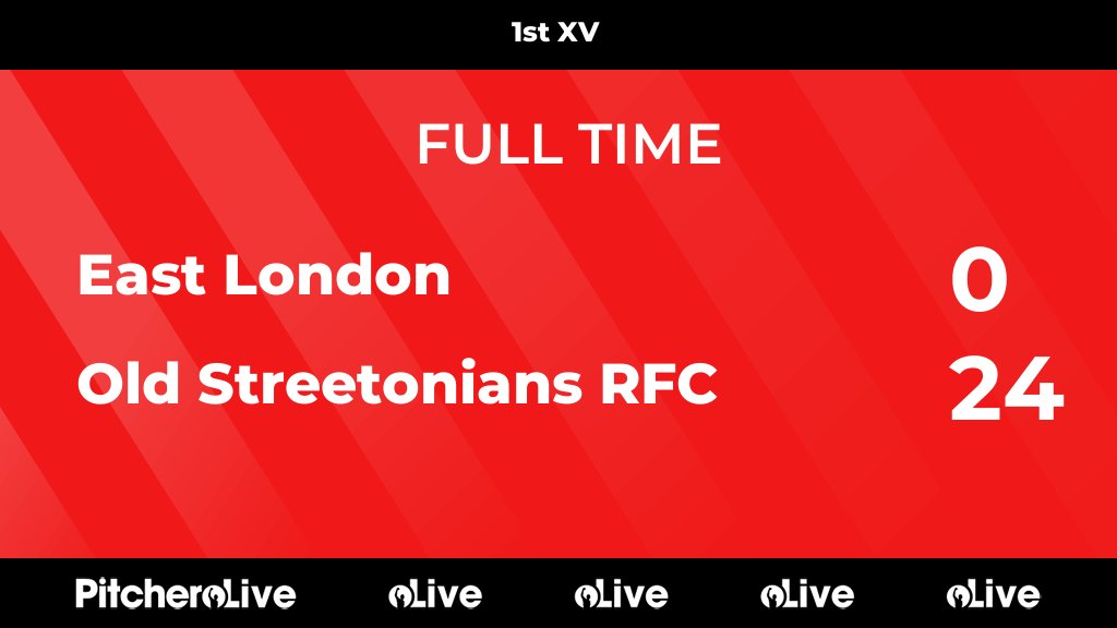 FULL TIME: East London 0 - 24 Old Streetonians RFC
#EASOLD #Pitchero
pitchero.com/clubs/oldstree…