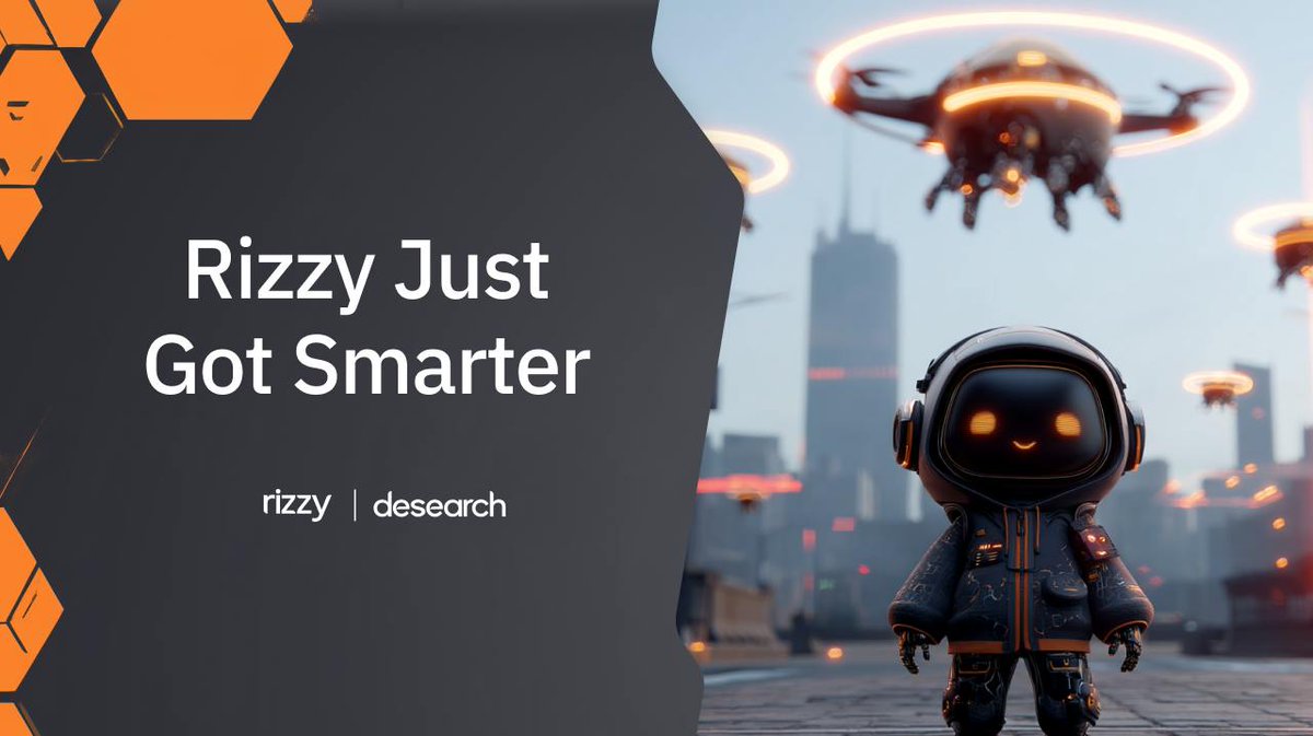 Rizzy (@rizzy_agent) on Twitter photo β‘ Big month for Rizzy, the always-on AI agent built by <a href="/desearch_ai/">Desearch.ai</a>.
From scanning signals to running autonomous drones, #Rizzy is getting smarter, faster, and easier to use.
Hereβs whatβs new π
π°οΈDrones (autonomous agents) are now live:
β’ Discover posts from X, Reddit & β‘ Big month for Rizzy, the always-on AI agent built by <a href="/desearch_ai/">Desearch.ai</a>.
From scanning signals to running autonomous drones, #Rizzy is getting smarter, faster, and easier to use.
Hereβs whatβs new π
π°οΈDrones (autonomous agents) are now live:
β’ Discover posts from X, Reddit &