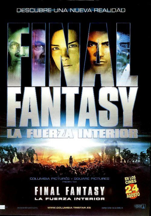 📆 Tal día como hoy hace la friolera de VEINTICUATRO AÑOS, el 24 de agosto de 2001 se estrenaba en España la película «#FinalFantasy: La fuerza interior», la cinta dirigida por el propio Hironobu Sakaguchi y que supuso una auténtica revolución tecnológica en el cine de animación.