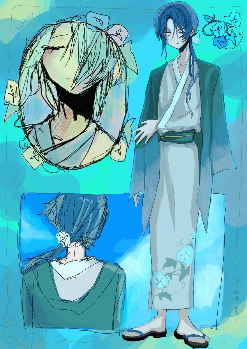 🟦 #イラスト  #oc