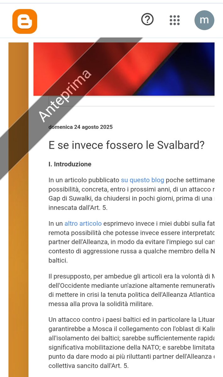 DefendDemo_JJ's tweet image. Cosa succederebbe se i russi invadessero le Svalbard? Perché dovrebbero farlo? Quali vantaggi avrebbero rispetto allo Scenario Suwalki? Come potrebbe avvenire l&apos;invasione e con quali possibili di successo? Quale reazione della NATO?

Le risposte domani su lineadifaglia.com