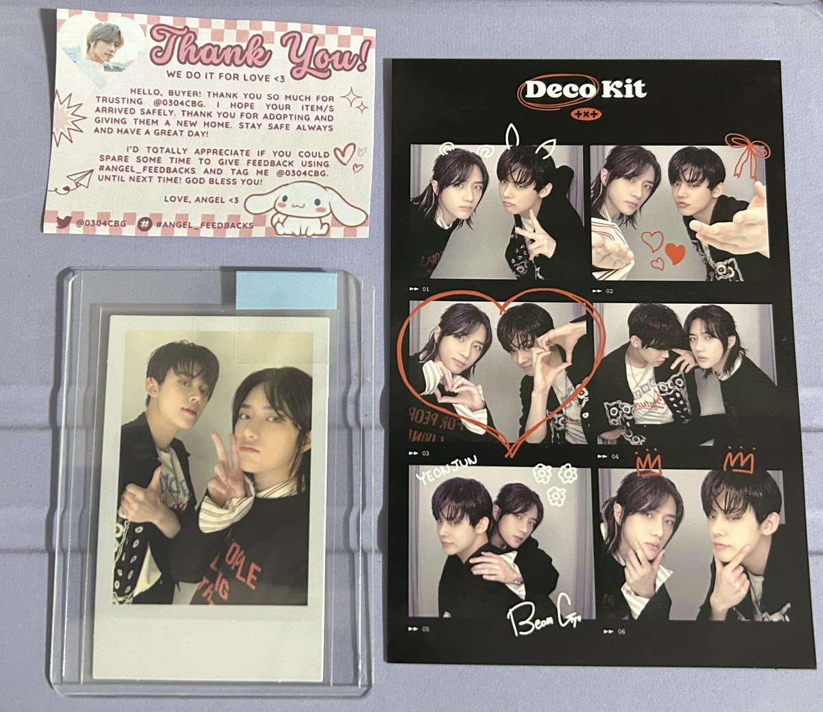 beomsjunjun's tweet photo. โโด๏ธห๏ฝกโ happy mail! ๐
โโ .โฆ from @0304CBG
โ
MY BEOMJUN CAME HOME (safely) NA YIPPEEEEE TYSM SELLER ๐ฅน๐ very cute po ng freebies hihi
๐ท๏ธ: #angel_feedbacks #gyuriemails https://t.co/TVhqfbG6QT