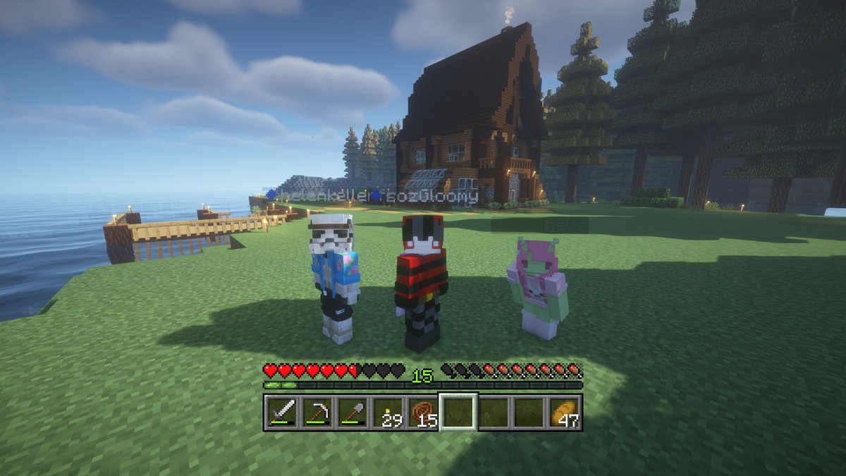 minecraft with <a href="/o1ufr/">olu</a> &amp; wifey