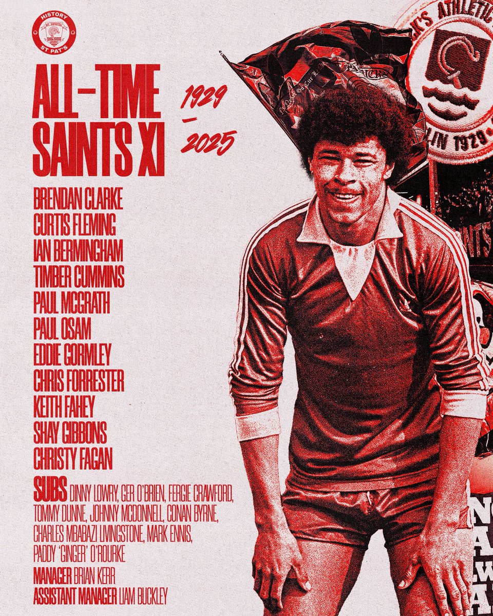 St Patrick’s Athletic History tweet media
