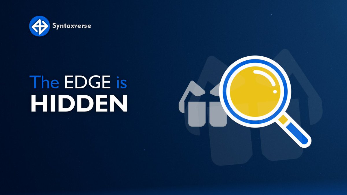 SyntaxVerse's tweet image. Not everyone sees it.
Even fewer understand it.
But those who do? They lead the future.🛸🚀
#SyntaxVerse #Learnandearn