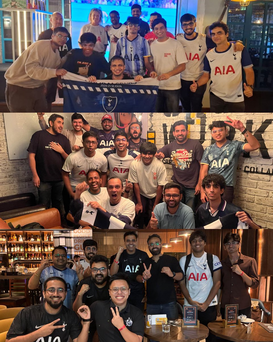 Official Supporters’ Clubs and their screenings 💯 🤍 

It’s the recommended way to enjoy our matches so join one of our 20+ OSCs in India 🇮🇳 

#SpursIN