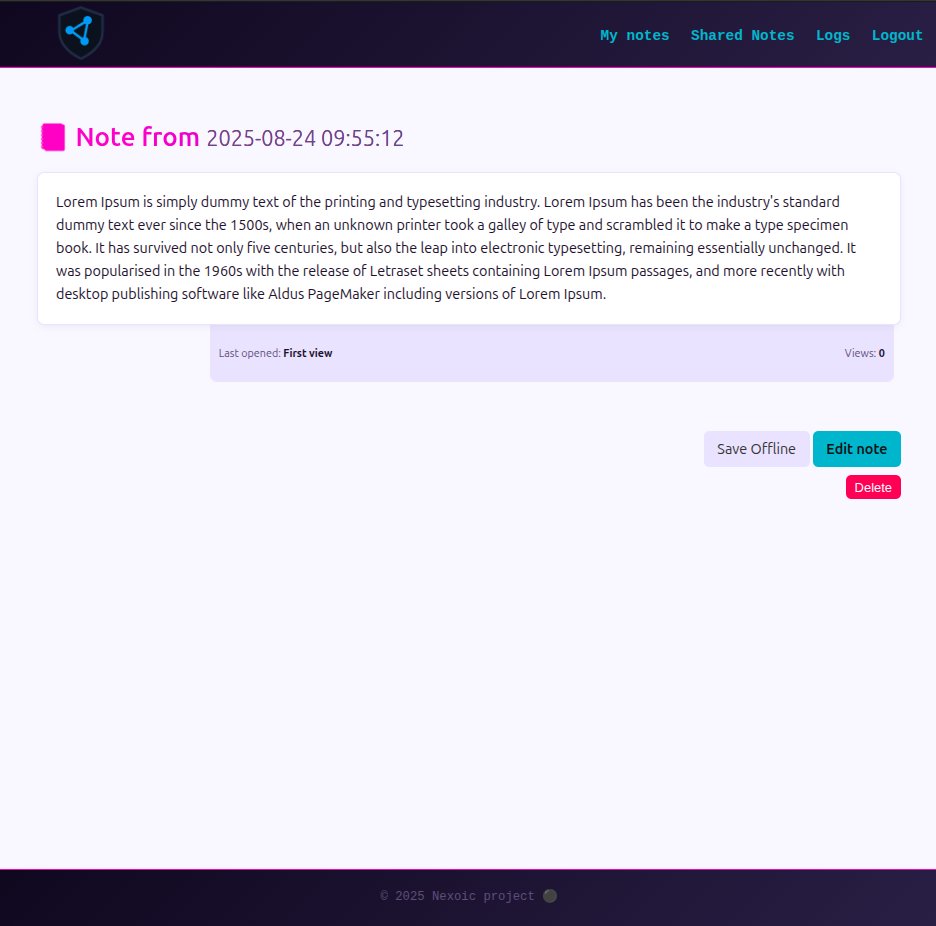 nexoic_com's tweet image. We have added the ability to save notes offline. To open them locally, you need to enter a graphic key, select a color and answer a security question.
So that access to even local notes remains only with you

#Security, #information_protection