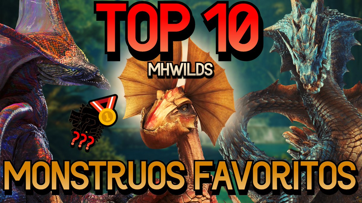 📢 El vídeo top 10 de mis monstruos favoritos se está cocinando, que ganitas de tenerlo terminado