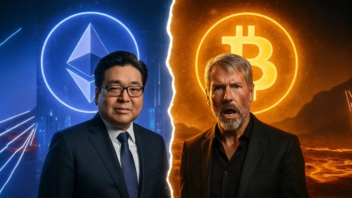 cryptogoos's tweet image. Tom Lee is to $ETH what Michael Saylor is to $BTC.