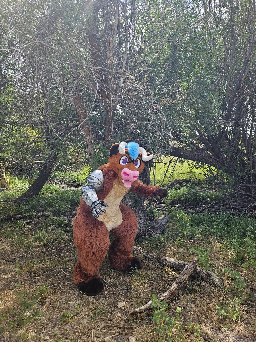 This moof decided to be a menace in the mountains.