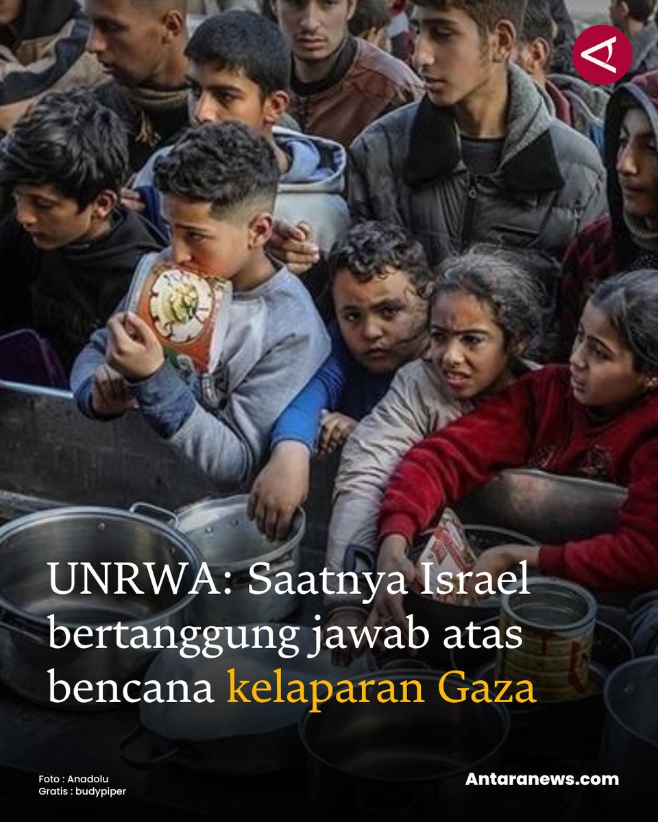 antaranews's tweet photo. "Inilah waktunya bagi otoritas Israel untuk berhenti menyangkal bencana kelaparan yang mereka ciptakan di Gaza," kata Kepala UNRWA Philippe Lazzarini.
#israel #bencana #gaza #kelaparan #kematian
https://t.co/uOGbkAIqY6 https://t.co/JF3VjPXGgg