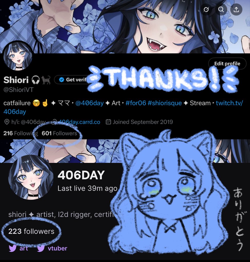 Shiori 🎧🐈⬛ ✦ getting milk tweet media