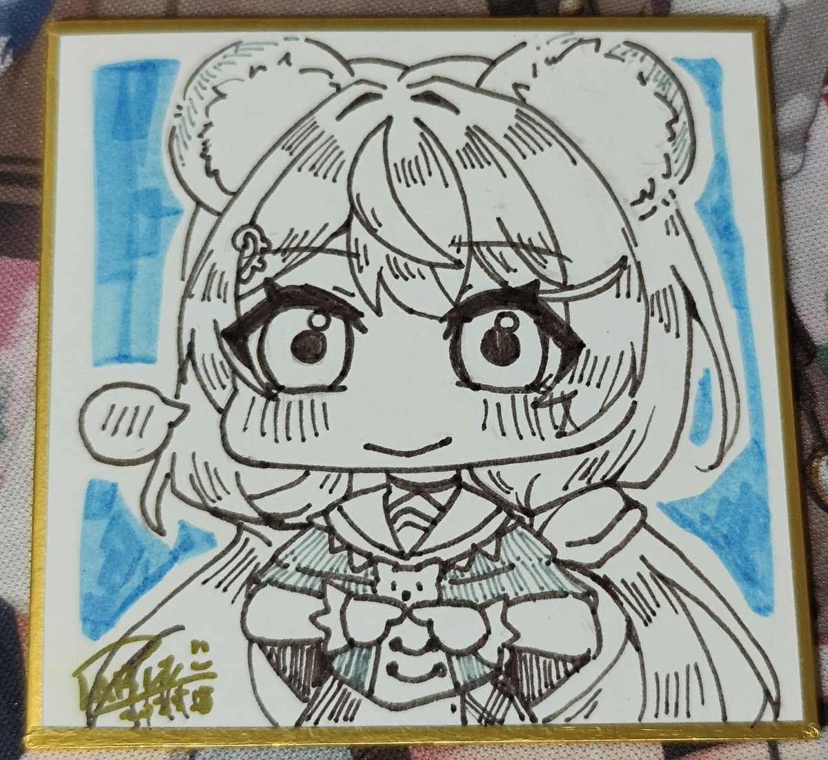Zhuyin_31's tweet photo. 遲來的花博Day2心得文
昨天一到家裡就感覺自己好像中暑了,這天氣真的是會讓人融化的程度🫠不過這次也是收穫滿滿,買了非常多的戰利品,另外非常感謝啊桌老師特別幫我繪製的小澪,真的超級可愛的😭也很開心所有跟我合照的coser以及繪師們,這次算是非常圓滿地結束💙💙
#TeRazInFF45 #FF45和狸一起 https://t.co/joVcQJzopJ