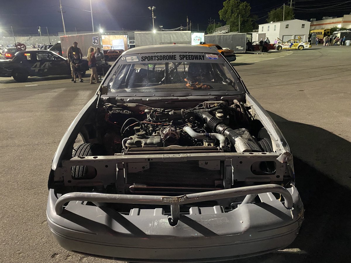 ISO hood, distinct features; grey, very bent and broken Oscar’s hardware sponsor in middle. Last seen somewhere between turns 3 and 4 around 10:00 EST. If found please contact <a href="/TheOnePizzaMan/">Brayton Laster</a>.