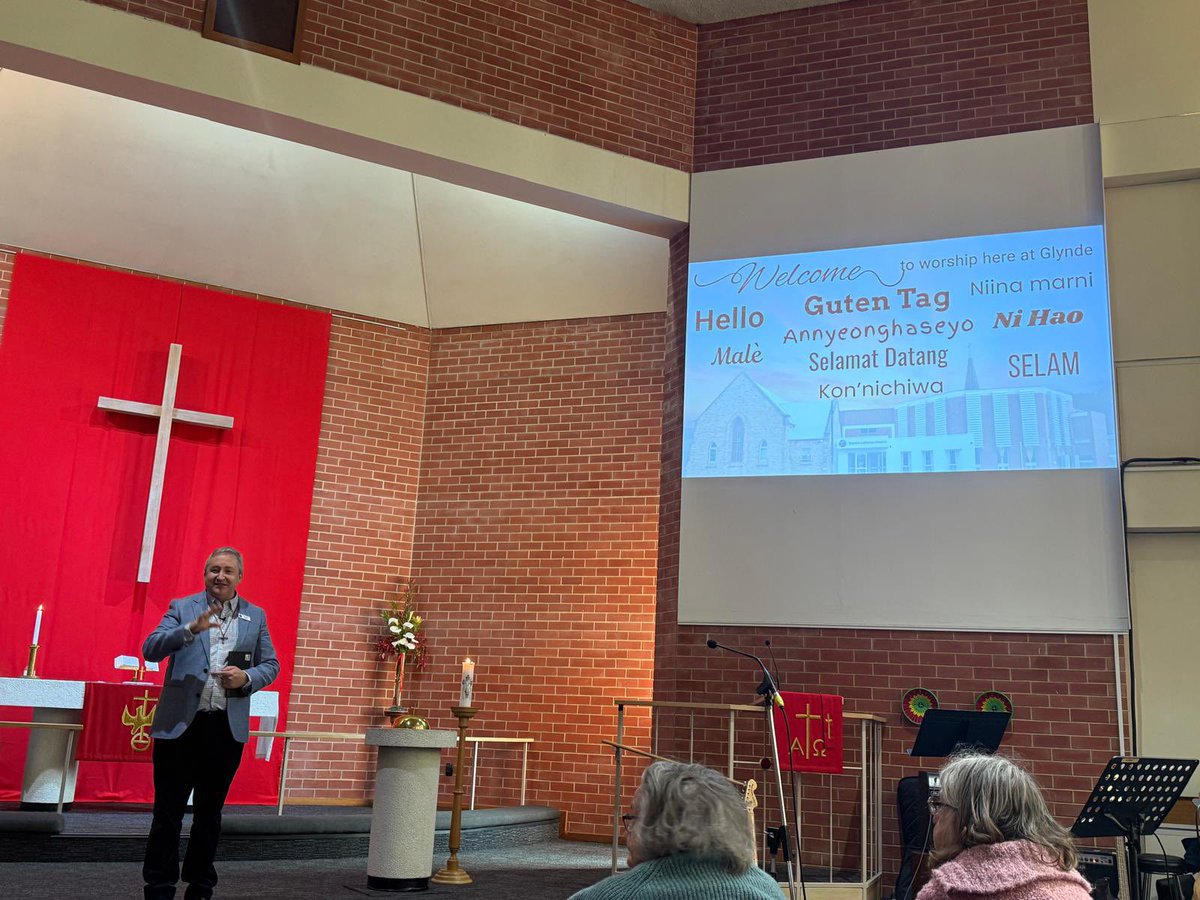 Fantastic to be in Glynde celebrating 100 years of the first metro Lutheran Church this morning!