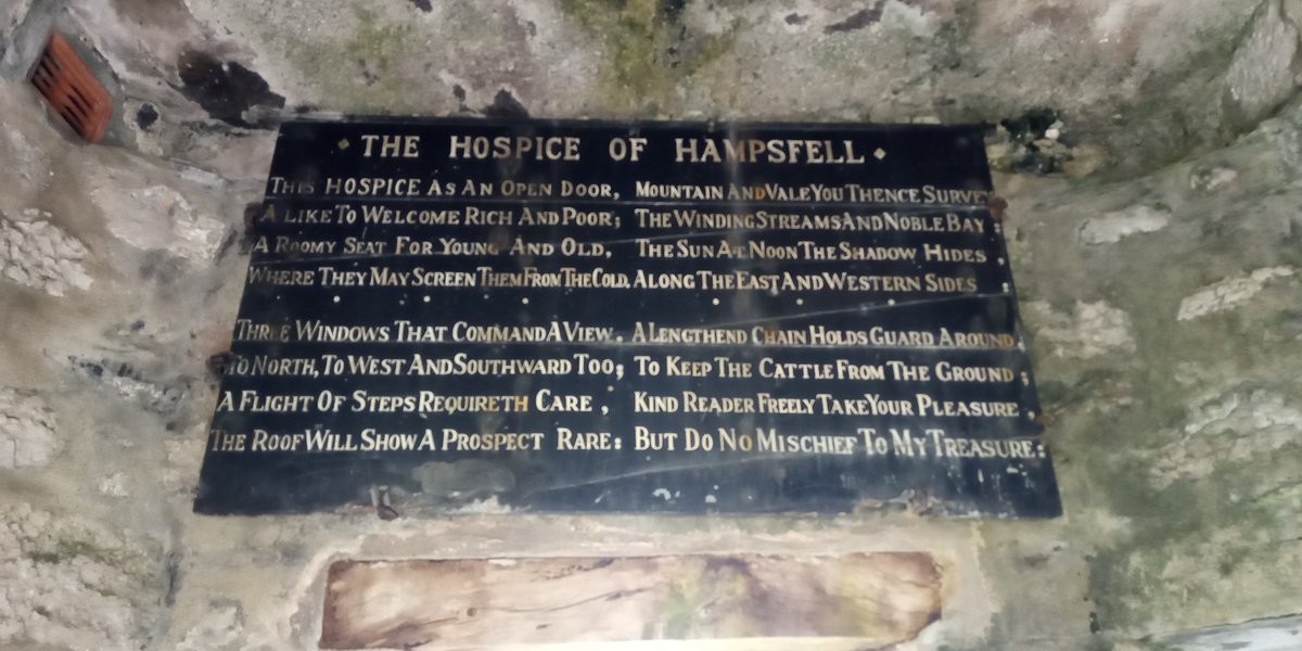 For #SignsOnSunday
The Hospice of Hampsfell