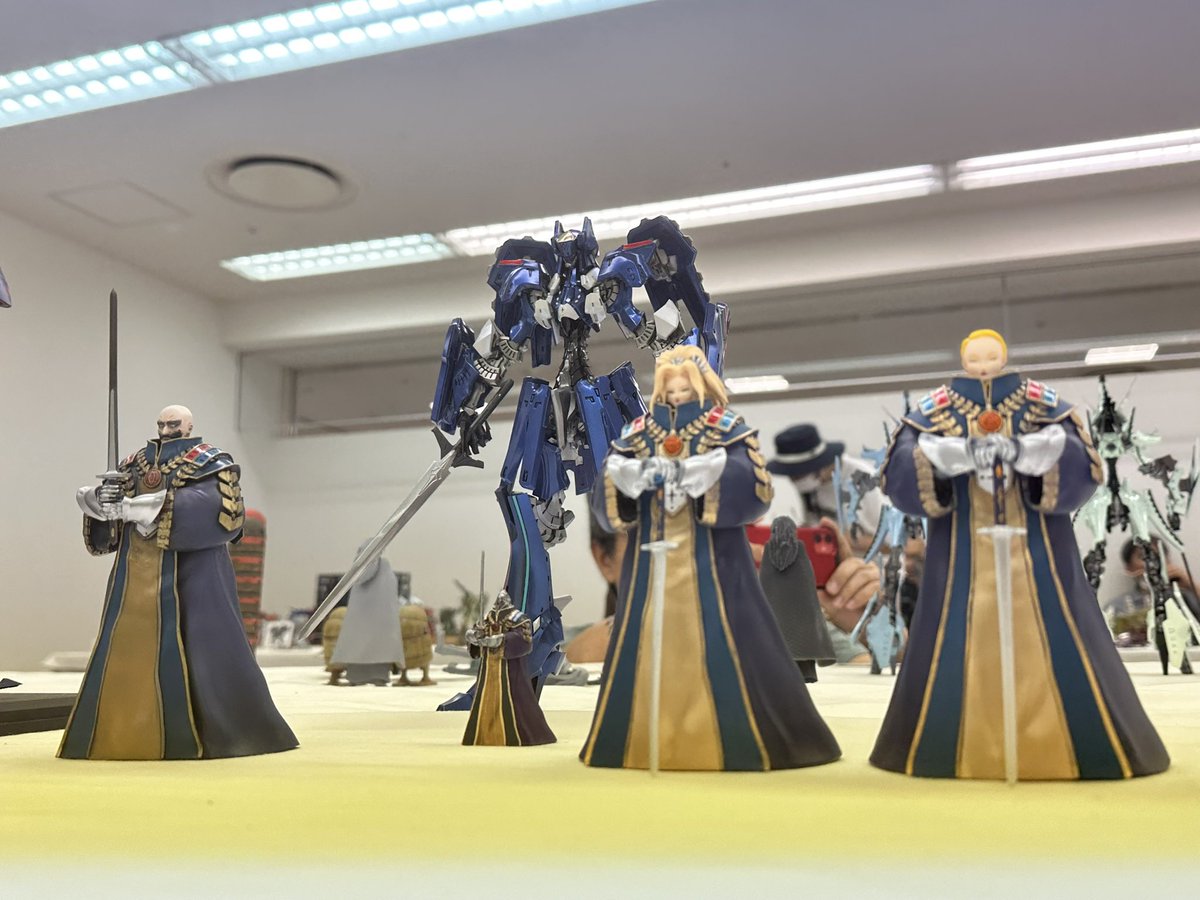 スパイダーさんの塗ってくれた円卓の騎士リリとイクも合わせたフィルモア勢
#FSS_jp 
#wombatoder