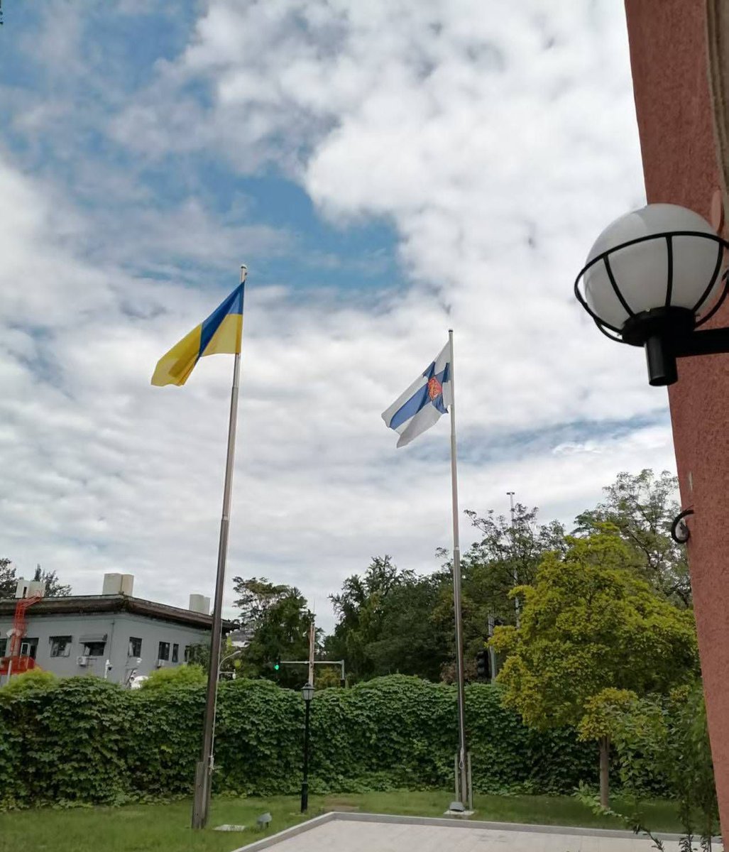 The Embassy of Finland in Beijing congratulates #Ukraine on #IndependenceDay. Ukraine and its people have bravely fought against Russia’s war of aggression – defending the freedom of us all. Finland stands with Ukraine. Today, tomorrow and for as long as needed. #StandWithUkraine