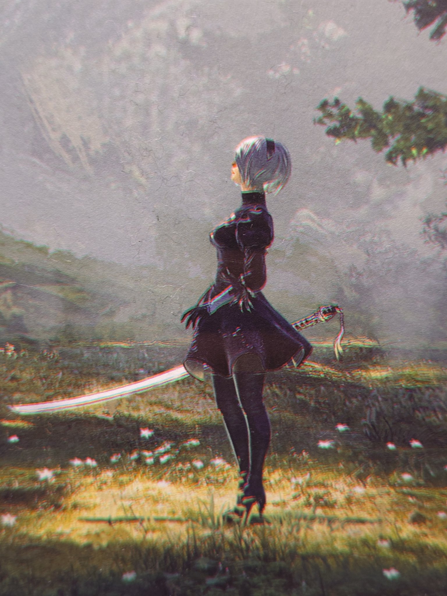 NieR ニーアオートマタ 消セナイ記録 9S色紙