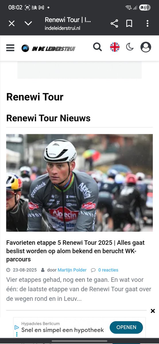 KeesAddy's tweet image. Mijn favoriete winnaar .Matje v de poel.