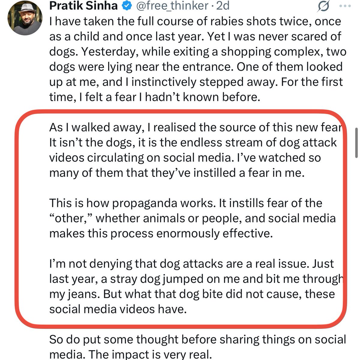 Read this tweet again. Here Pratik Sinha is explaining how propaganda works. Now connect it with the Vote Chori campaign. This is exactly what the ecosystem is attempting.. hear from expert…