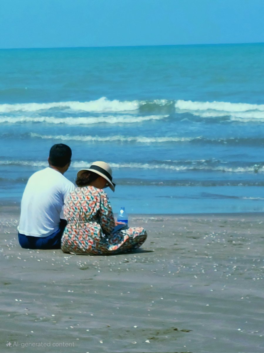 لب ساحل یکی اومد گفت چون بانمک بودید ازتون عکس گرفتم ^ـ^
عکسش: 🏖️🌊