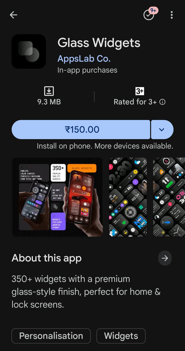 Great news! The Glass Widgets app is now live and available to install on the Play Store.😍

<a href="/AppsLab_Co/">AppsLab</a>