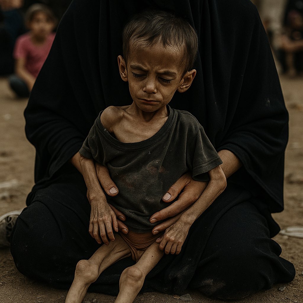 #غزة تجاوزت سقف المجاعة 
وفقًا لتصنيف IPC الخاص بالأمم المتحدة، غزة استوفت كل معايير المجاعة: نقص غذاء حاد، سوء تغذية بين الأطفال، وارتفاع وفيات الجوع.
نصف مليون في قلب المجاعة، وهناك رصد لاحتمال وصول العدد إلى 600 ألف نهاية سبتمبر.