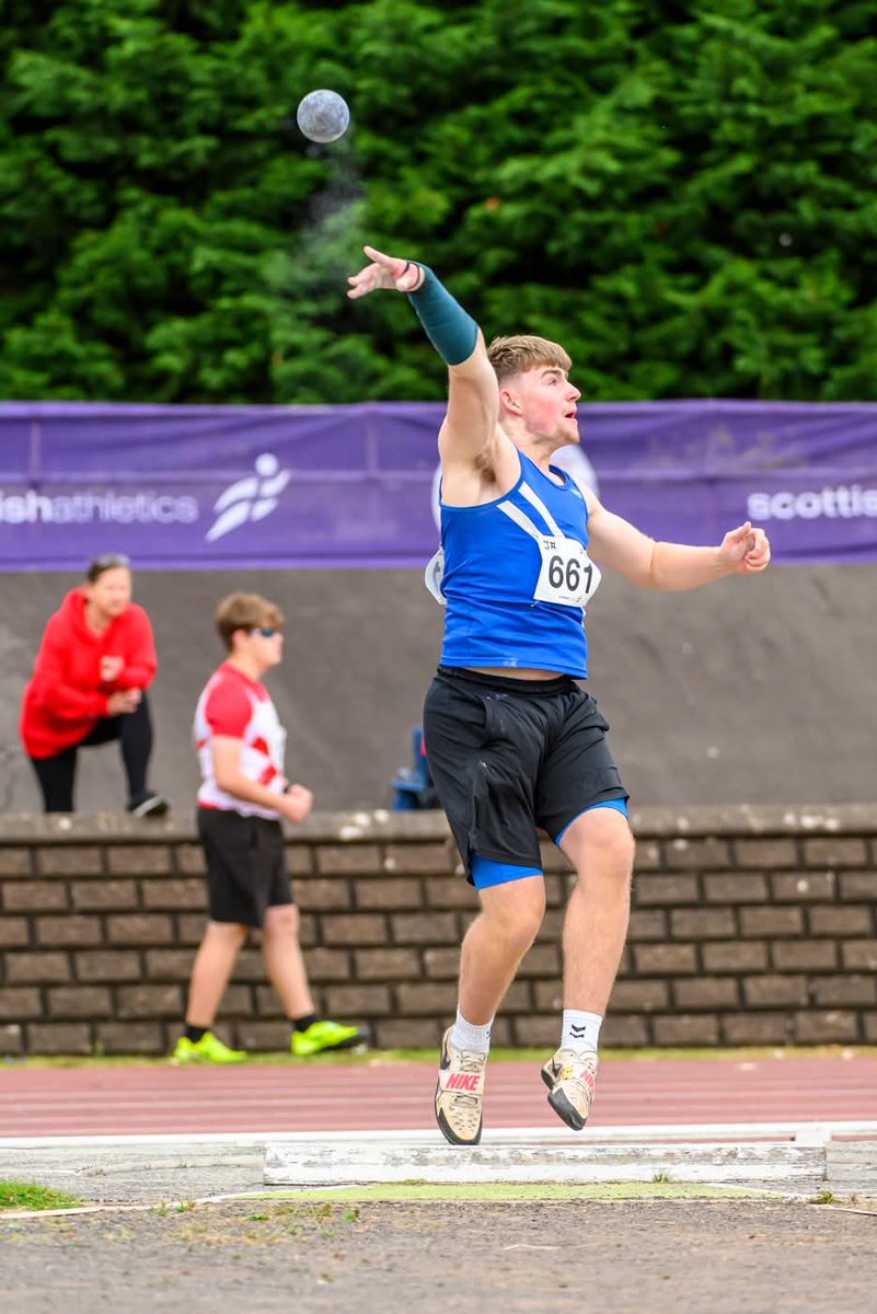 kevmitchell8's tweet image. Successful day at the @scotathletics u17 Championships with @KillieHarriers Rhian Mitchell finishing the day as a double Scottish Champion following success in the Shot Put and Discus.