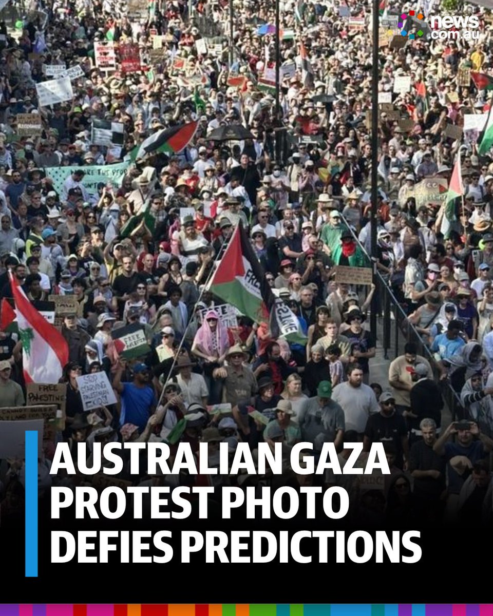 A sea of demonstrators has taken over city streets, to call for an end to the conflict in Gaza. Full story: bit.ly/4oRd9uW
