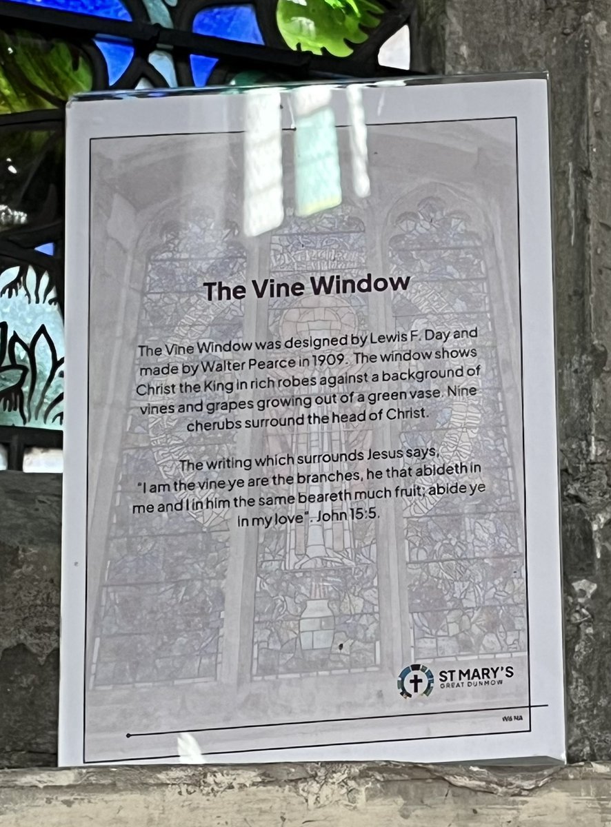 St Mary the Virgin Church, Great Dunmow, Essex. #stainedglassSunday