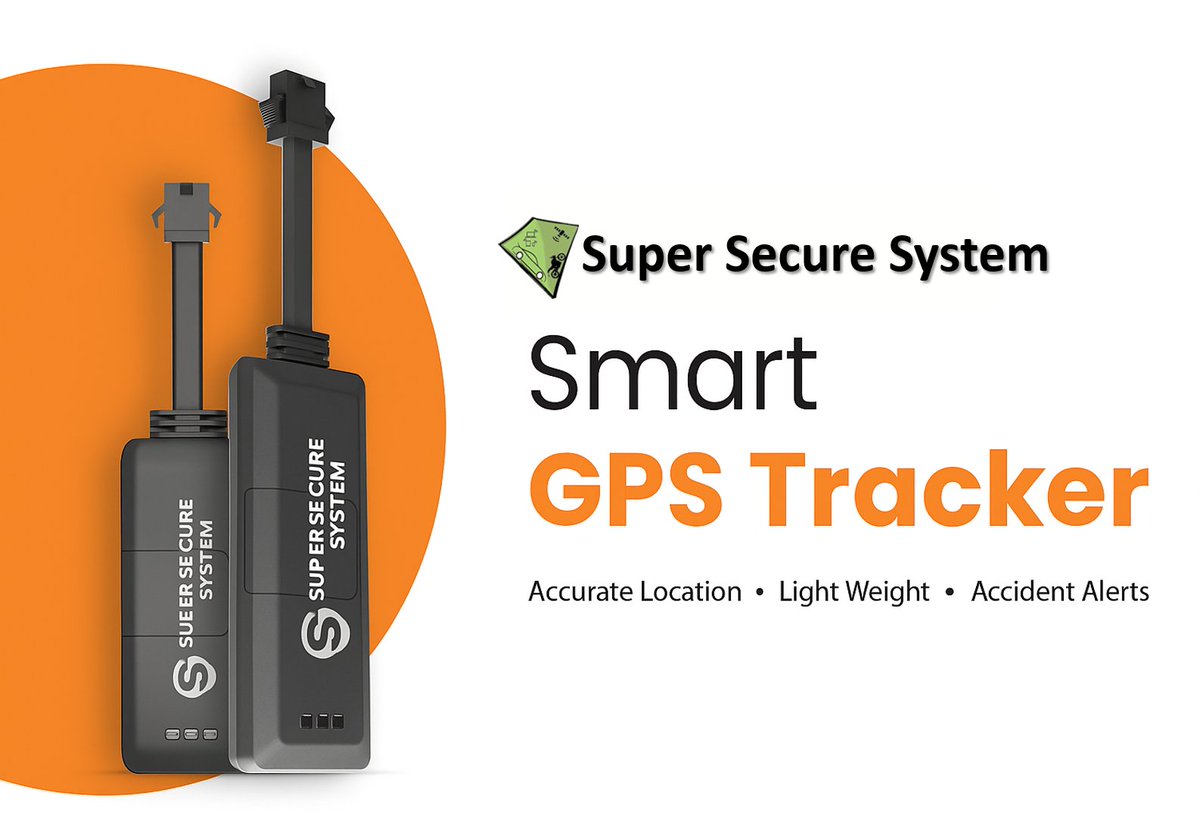 SSS_GPS's tweet image. 🚘 Smarter. Safer. Faster.
Track every move with Super Secure System – Smart GPS Tracker 🛰️
✅ Accurate Location | ✅ Light Weight | ✅ Accident Alerts
#SmartGPS #VehicleSafety •#supersecuresystem #chorsekoidarrnhi