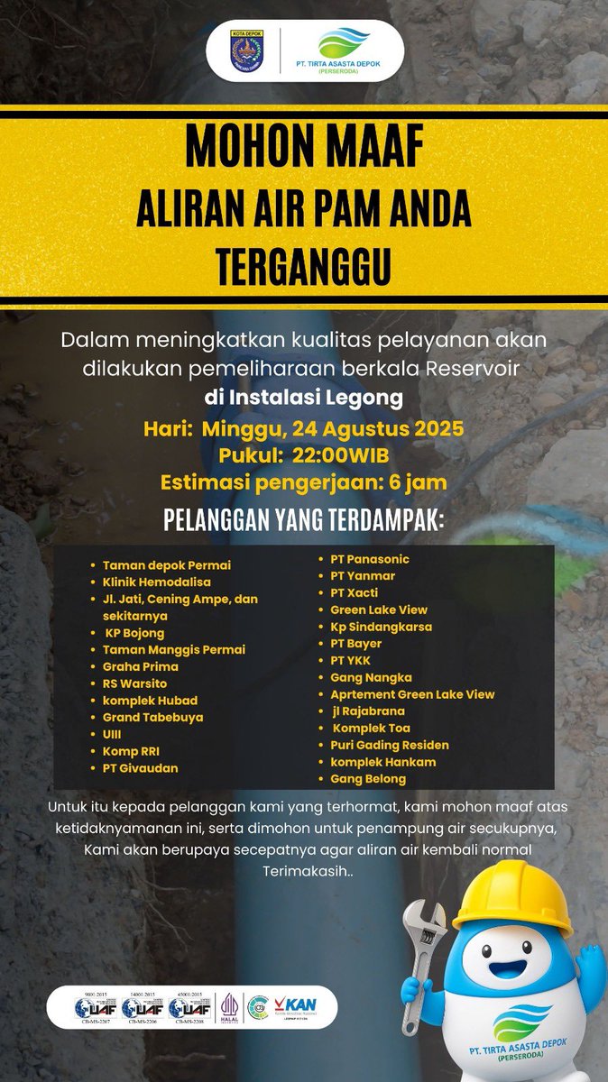 Tirta Asasta Depok tweet media