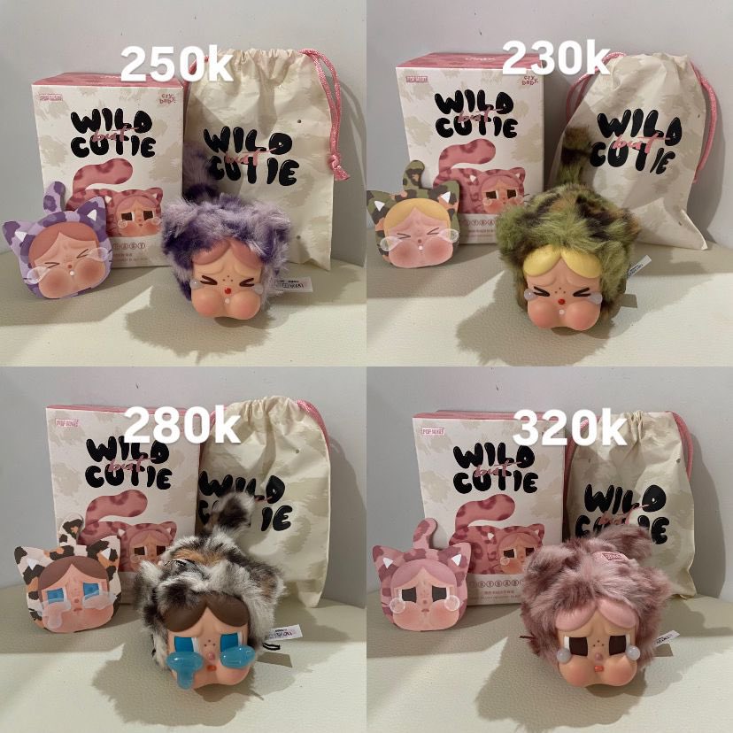 amotga's tweet photo. WTS 
Crybaby wild but cutie 
🐱 price on pic
🐱 incl admin &amp; packing
🐱 atasnya masih sealed cmn dibuka dari bawah
🐱 dom tangsel
🐱 co via oren gratis ongkir

tags // want to sell popmart crybaby ori new bnf pink camo vintage neon purple bag charm https://t.co/SxcMTLQKeC