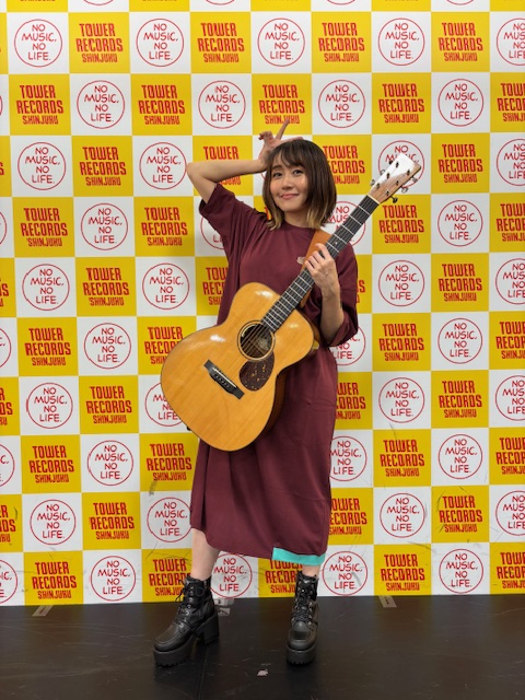 歌手 矢井田瞳 直筆サイン色紙 ヤイコ レア インスクリプション入り