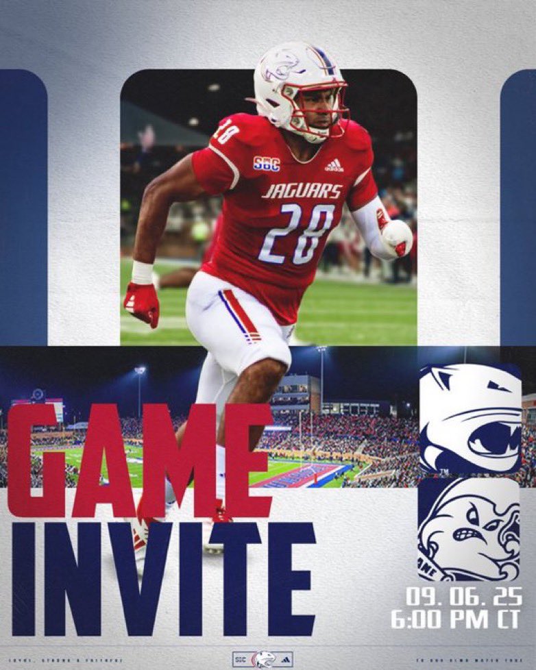 i will be attending <a href="/SouthAlabamaFB/">South Alabama Football 🏈</a> vs tulane september 6th #AGTG🙏🏾