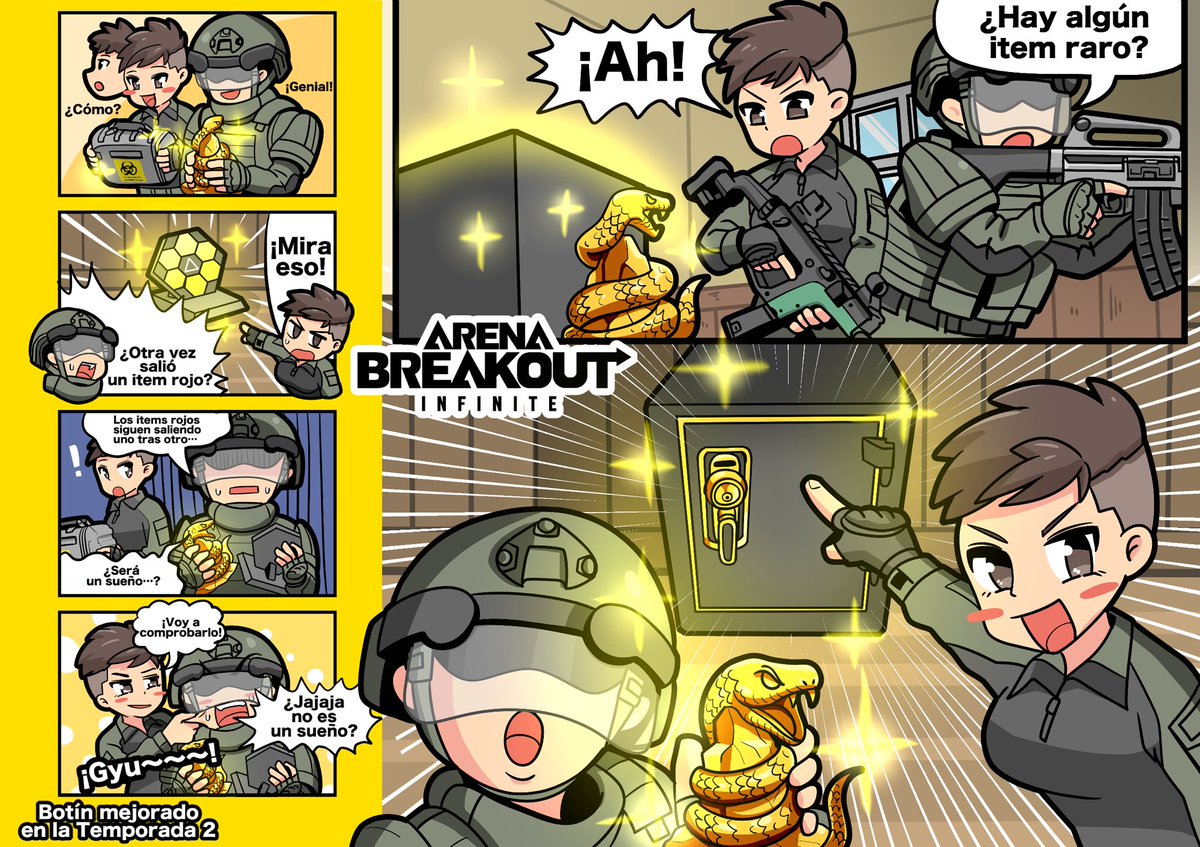 ¿Cómo te sientes con la tasa de botín desde que comenzó la T2? ¡Es hora de mostrar tu botín!

#ArenaBreakoutInfinite #ArenaBreakoutPC #ABISeason2