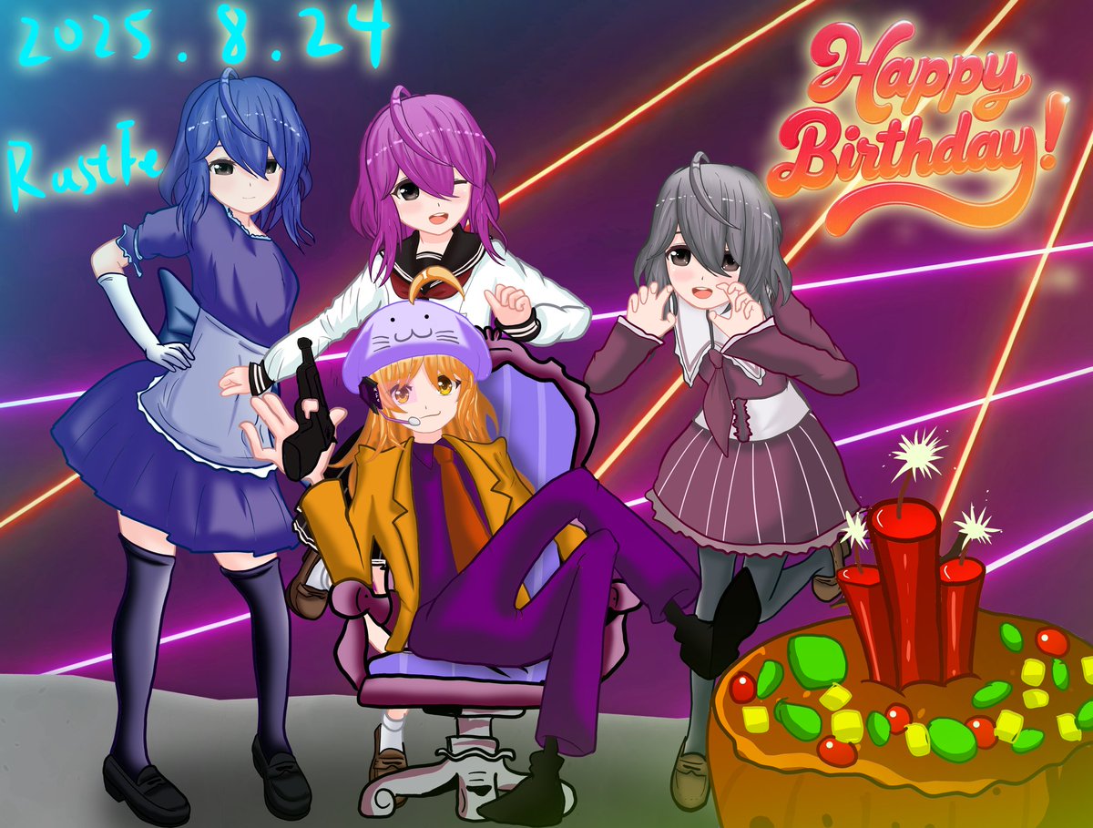 BiliRustFe's tweet photo. Today is my birthday😋 https://t.co/T8STVESIFO