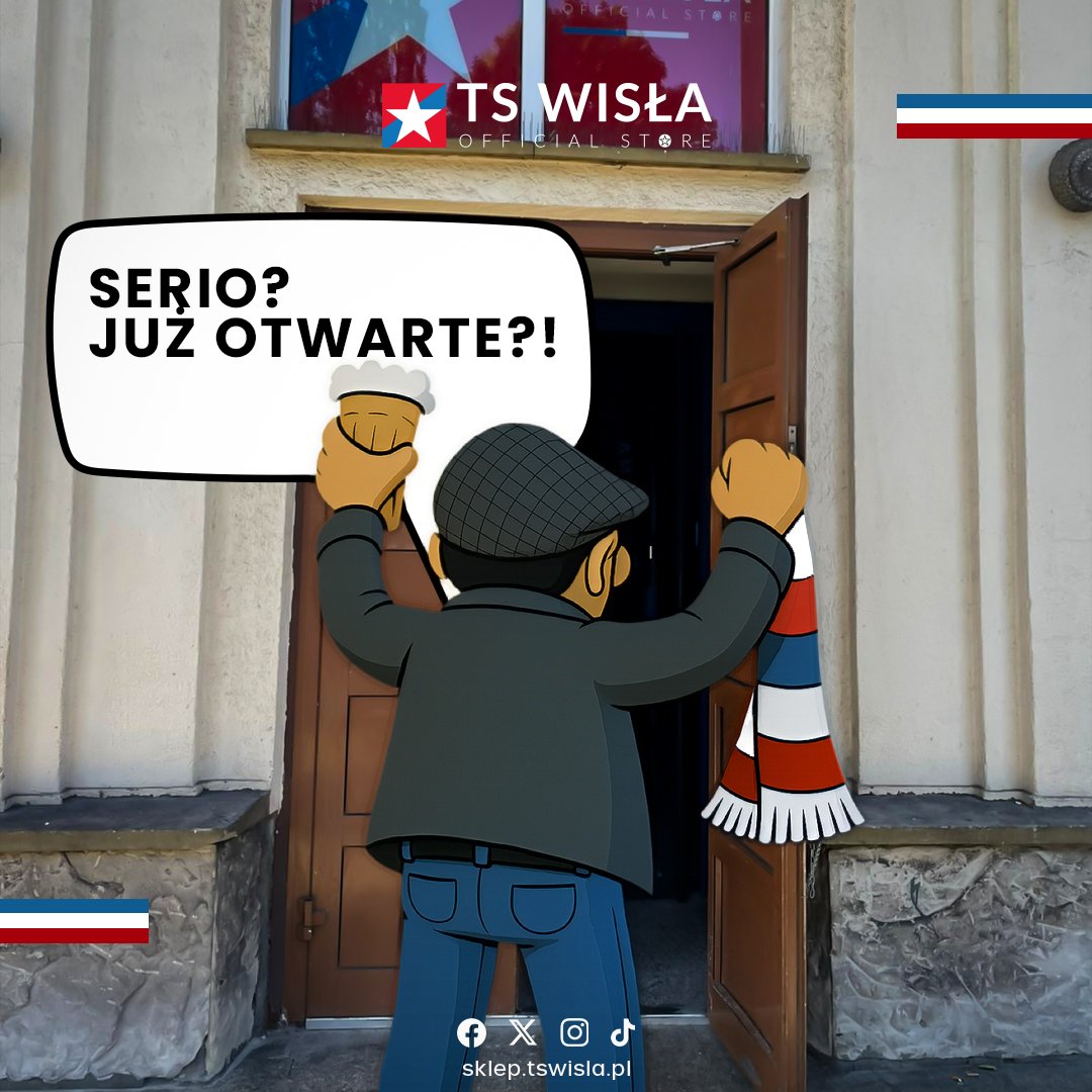 Serio serio! 😎 Już otwarte, zapraszamy do 17:30!