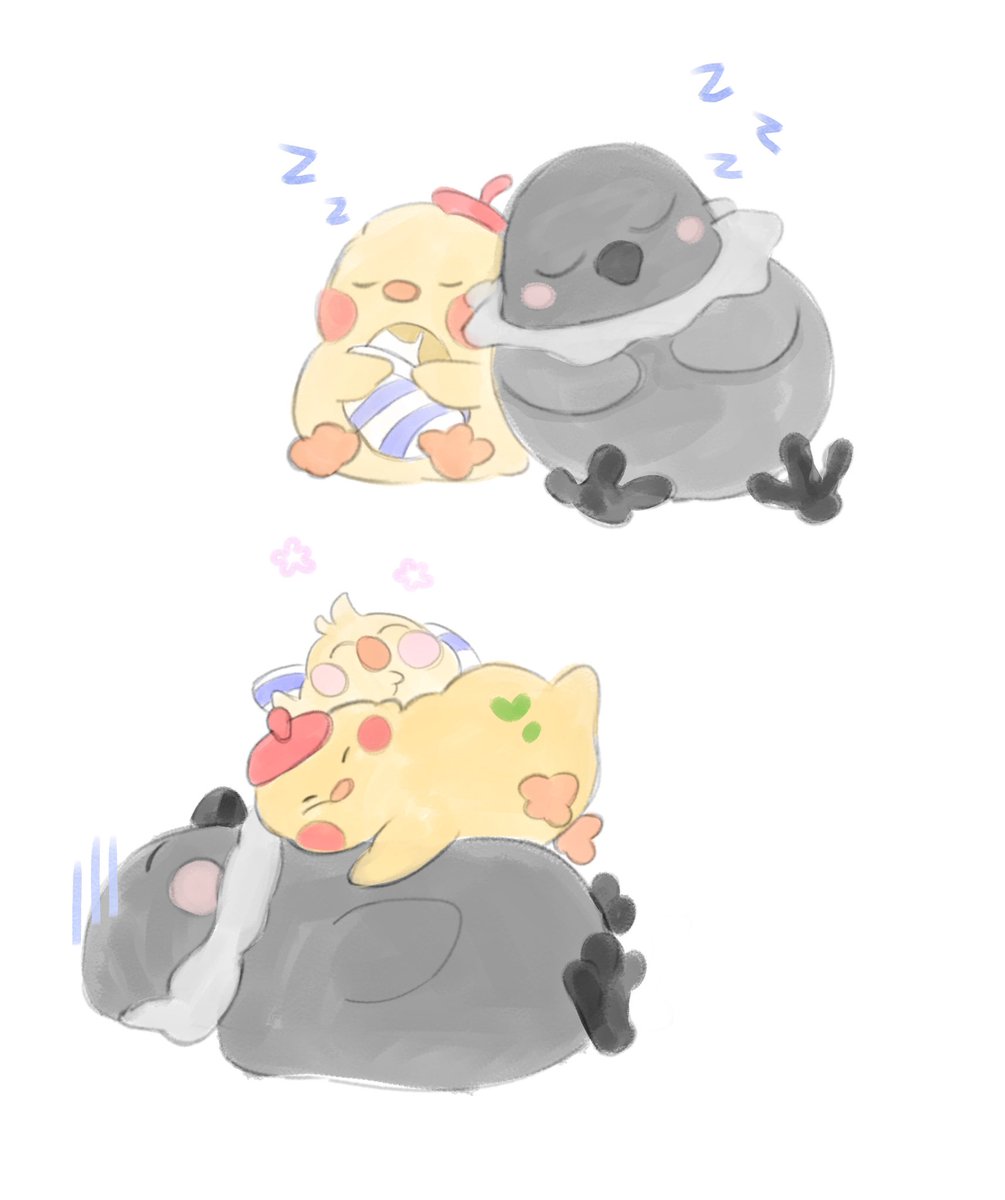 2_MA_TO's tweet photo. crowfish birb family https://t.co/z9zvuglD0Y