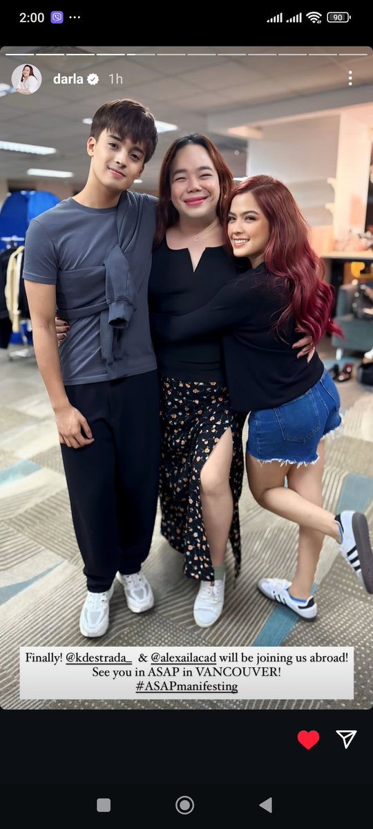 KDLex TweeterBox (@kdlextweeterbox) on Twitter photo OVERJOYED Our desires align with God's plan for <a href="/alexailacad/">Alexa Ilacad ☾</a> and <a href="/kdestrada_/">kyle daiñel estrada</a>'s good.
KDLEX BOUND FOR ASAPVancouver
#ASAPVancouver
#ASAPmanifesting OVERJOYED Our desires align with God's plan for <a href="/alexailacad/">Alexa Ilacad ☾</a> and <a href="/kdestrada_/">kyle daiñel estrada</a>'s good.
KDLEX BOUND FOR ASAPVancouver
#ASAPVancouver
#ASAPmanifesting