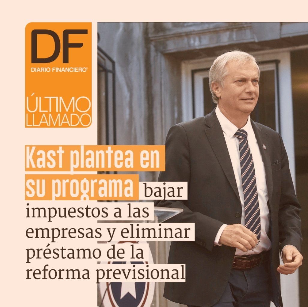 Esto es exactamente lo que votaré, para que Chile vuelva a crecer se deben bajar los impuestos para incentivar la inversión y generar empleo  ✌🏻❤️🇨🇱
#KastPresidenteDeChile 
#KastPrimeraVuelta 
#Cadem
