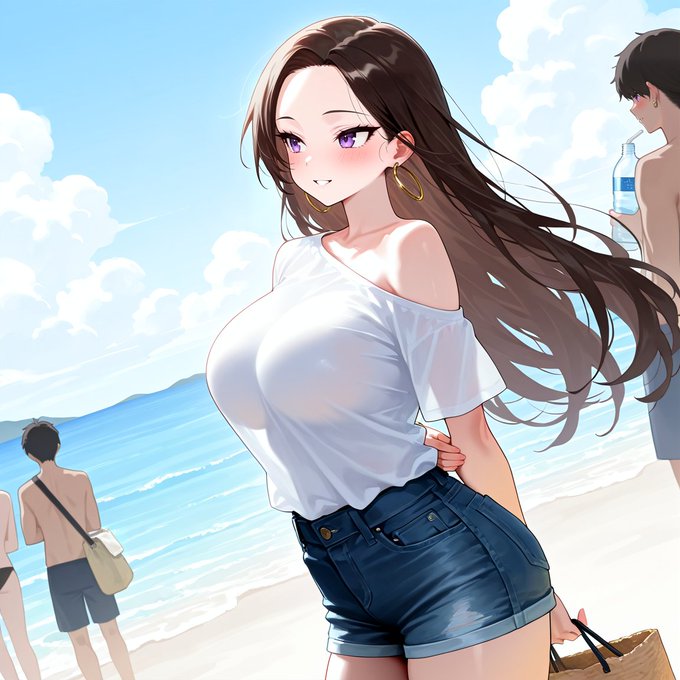 チョロギャル莉央ちゃん「付き合った翌日&海水浴編」
p63まで完成!

海水浴編の私服を決めるのにメッチャ時間かかりました💦

予告ページはこちら👇
https://t.co/KhC21H4UDv 