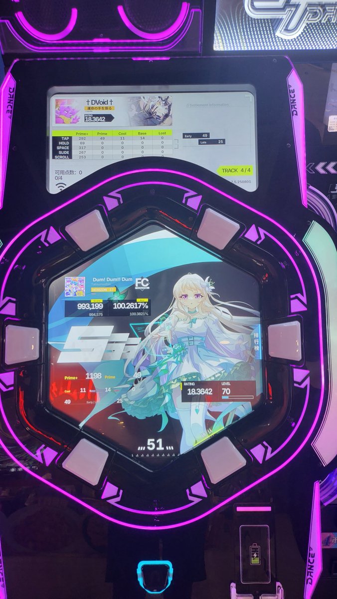 Dvoid3ofCAT's tweet photo. 17.0 FC SSS
#DancecubeEVO #arcade #rhythmgame https://t.co/yooODHlX2M