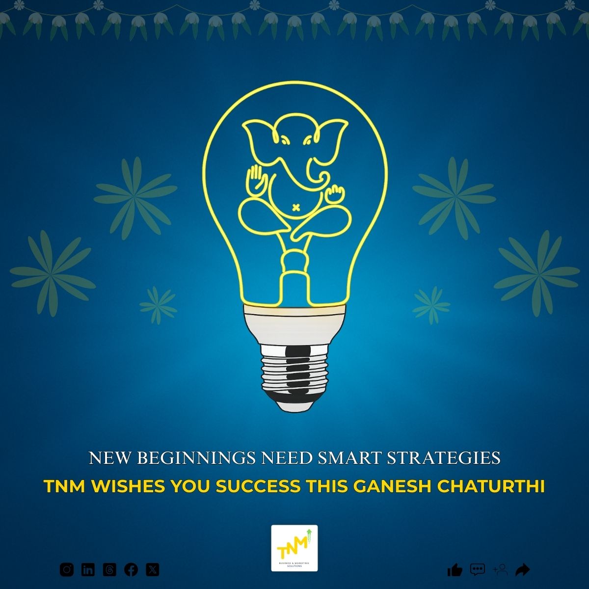 thinknextmove10's tweet image. With Ganesha’s blessings &amp;amp; the right strategy, every challenge becomes an opportunity. 

@thinknextmove10 

#GaneshChaturthi #ThinkNextMove