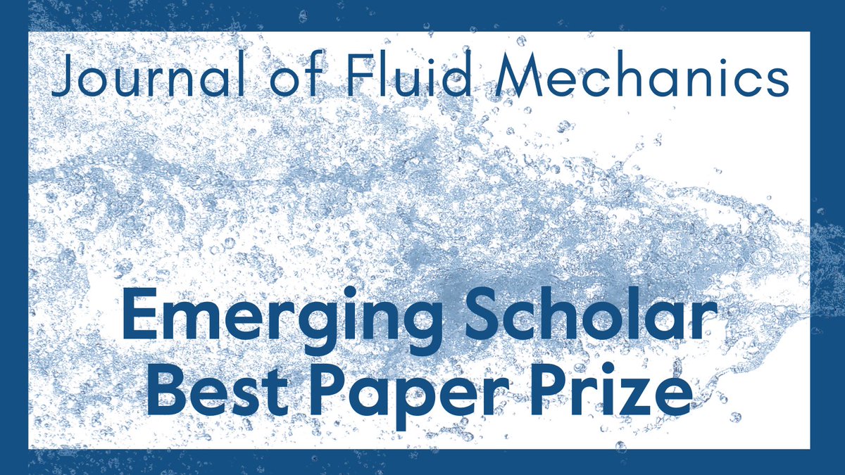 #JFM Emerging Scholar Best Paper 2023: cup.org/3JpR86e
Read one of the papers chosen as an honourable mention 'A parametric large-eddy simulation study of wind-farm blockage and gravity waves in conventionally neutral boundary layers' by Luca Lanzilao