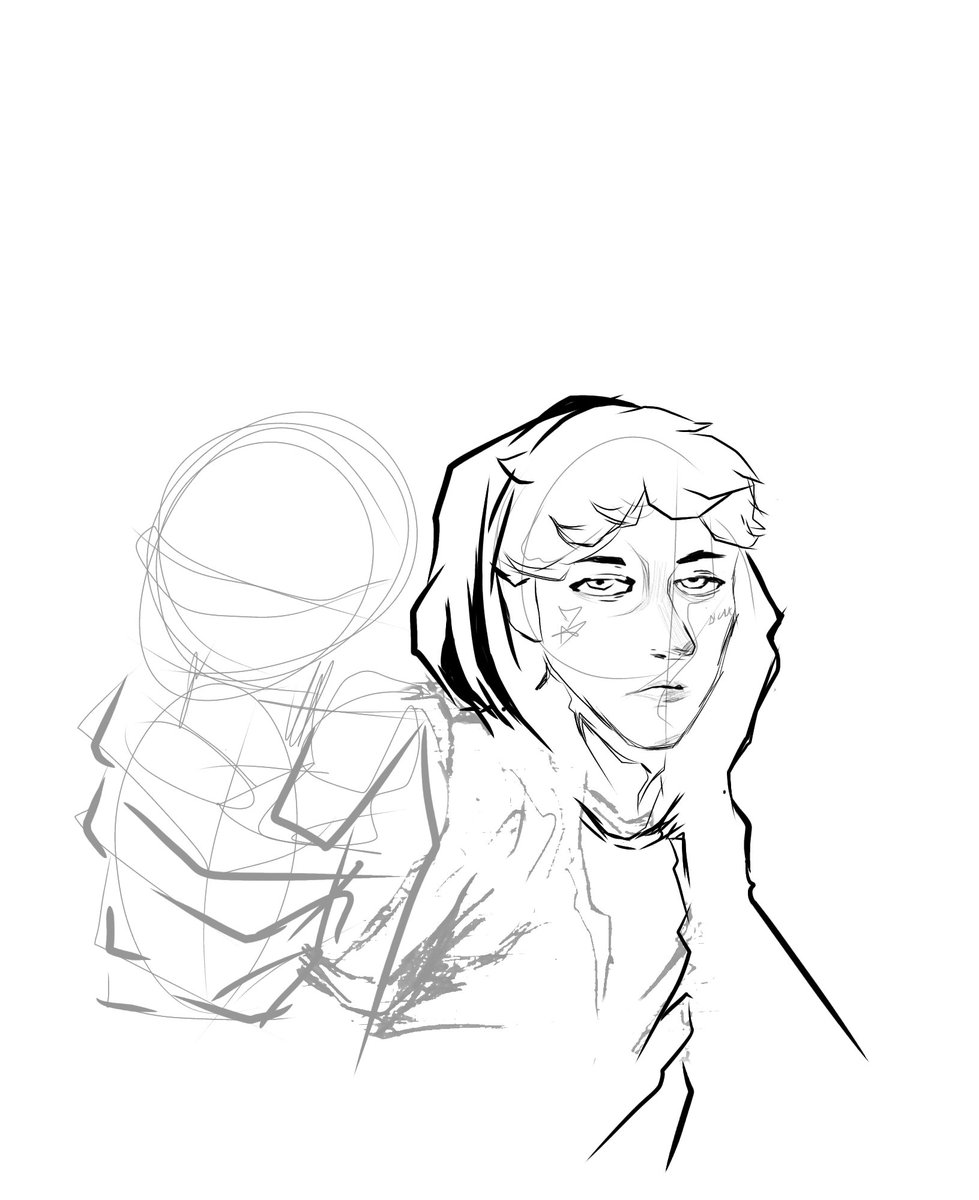 lorddumerlex's tweet photo. Porfin agarre inspiración con el Stream para dibujar al yugan en el beatflow, ahí va el boceto masomenos, hay que ver en cuantos días lo acabo https://t.co/N1GZ0mu3qg