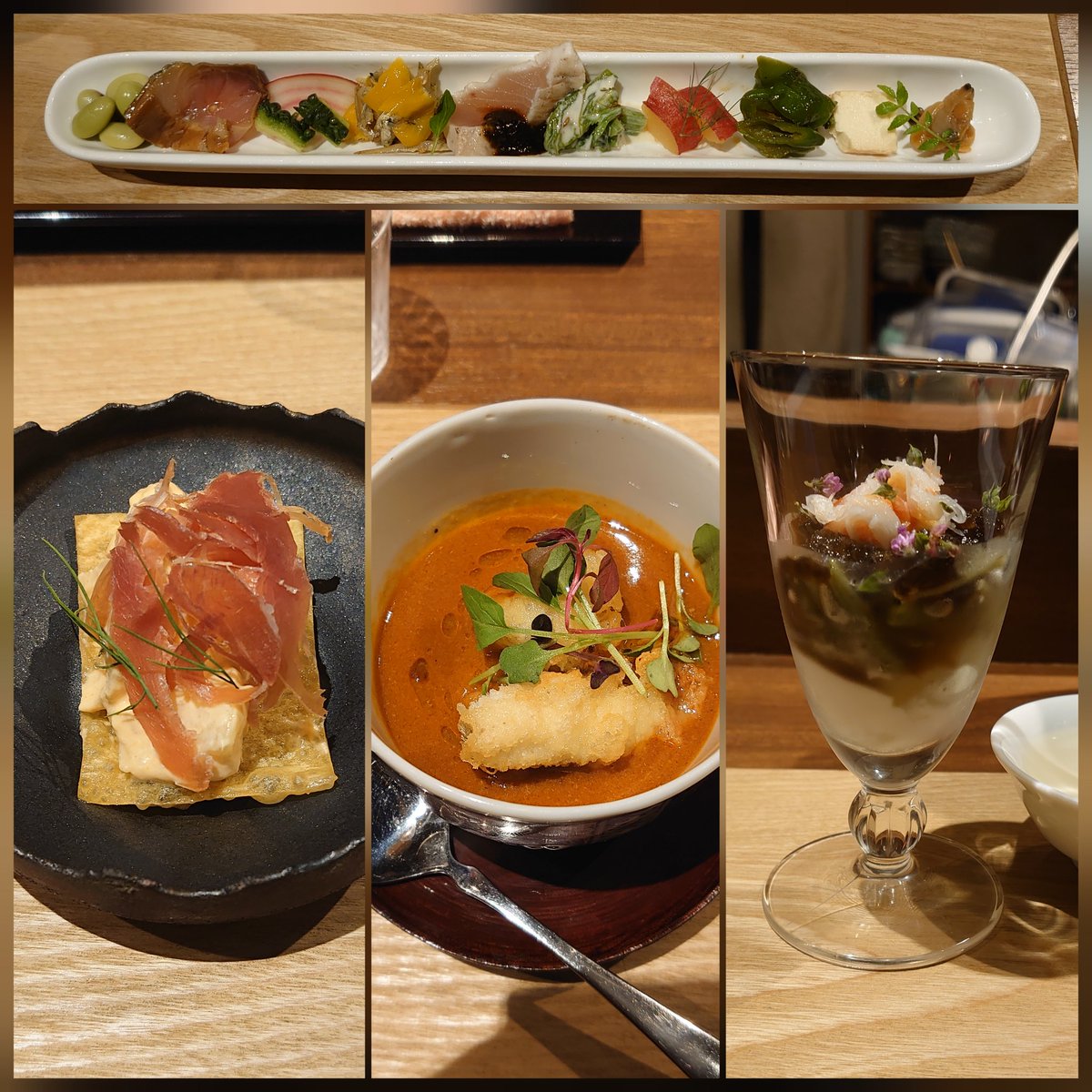 hiro_ita_seta's tweet photo. 昨日は定例会🍶
茶碗蒸し絶品だったなあ😋穴子もだけど、海老のスープが本当に好みだったわ✨
今週あまり体調が良くなかったけど、結構飲めて安心💪
みんなでワイワイペアリングが楽し過ぎる😊
#HuQu https://t.co/TEI5z8BycA