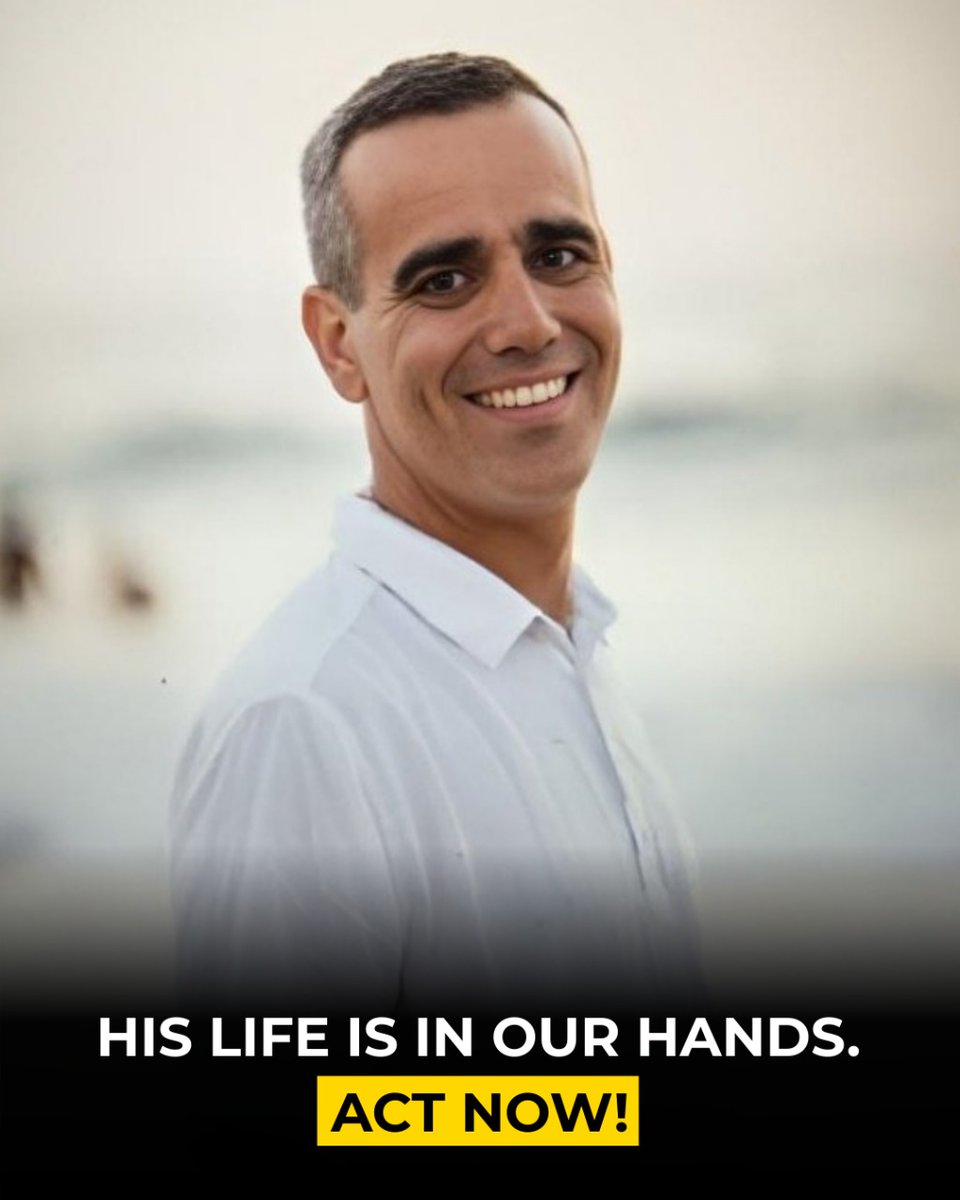 His life is in our hands. Act now!

Speak up, share everywhere, and demand the immediate release of all hostages—NOW!